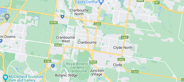 Cranbourne Gutter Cleaning Service Area