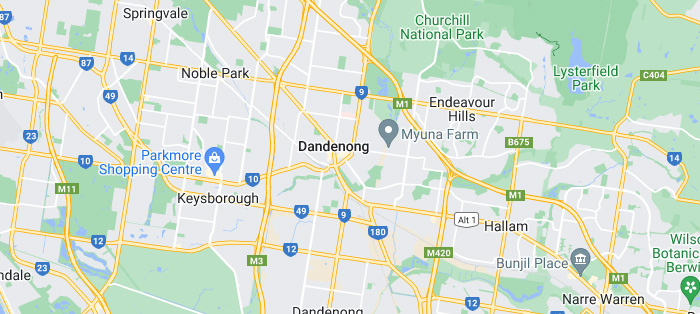 Dandenong Gutter Cleaning Service Area